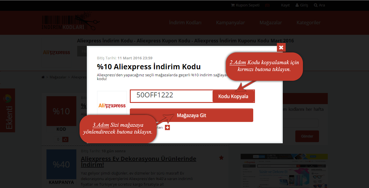 aliexpress kupon kodu