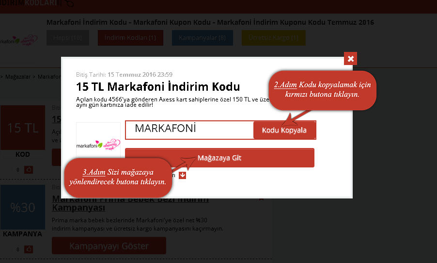 markafoni kupon kodu